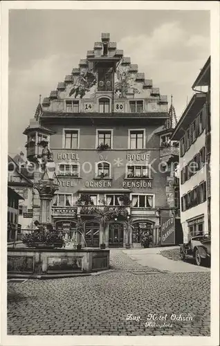 Zug Kanton Hotel Ochsen Kolinplatz Kat. Zug