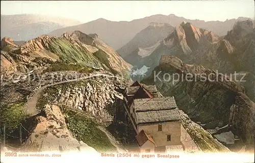 Saentis AR Gegen Seealpsee Kat. Saentis