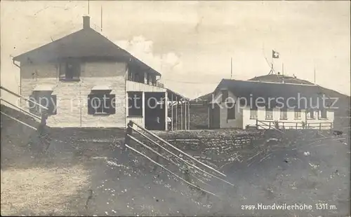 Hundwilerhoehe Bergrestaurant Aussichtspunkt Kat. Hundwiler Hoehe