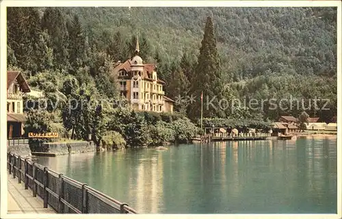 Weggis LU Hotel Luetzelau Vierwaldstaettersee Kat. Weggis