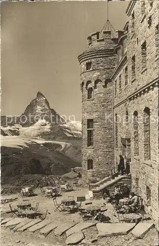 Zermatt VS Gornergrat Kulmhotel Matterhorn Kat. Zermatt