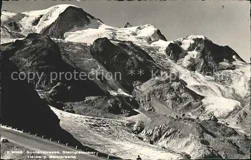 Sustenstrasse Steingletscher Tierberg  Kat. Susten