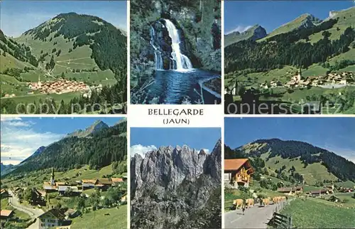 Bellegarde Jaun Wasserfall / Jaun /Bz. La Gruyere