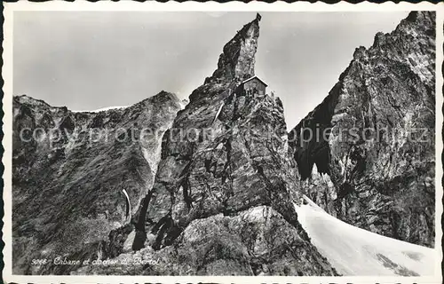 Cabane d Orny Clocher de Bertol / Trient Valais /