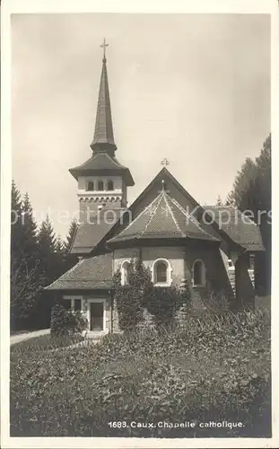 Caux VD Chapelle catholique Kat. Caux