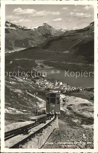 St Moritz GR Drahtseilbahn Kat. St Moritz