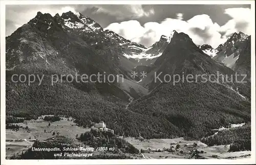 Unterengadin GR Schloss Tarasp Plafnagruppe Kat. St Moritz