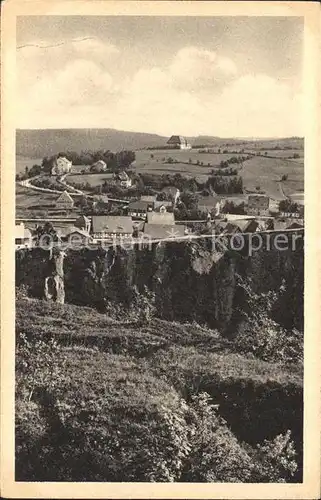 Altenberg Erzgebirge Blick von der Binge Kat. Geising