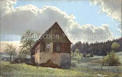 Altenberg Erzgebirge Rauschermuehle Kat. Geising