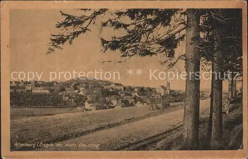 Altenberg Erzgebirge mit Geisingberg Kat. Geising