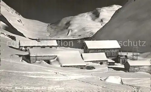 Oberalpsee Hotel Oberalpsee mit Piz Calmot Kat. Andermatt