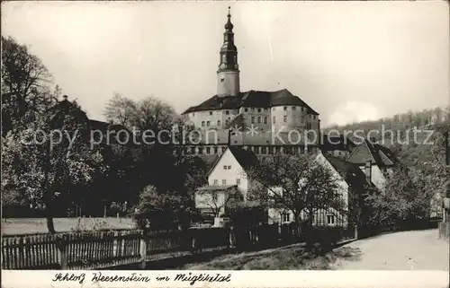 Weesenstein Schloss im Mueglitztal