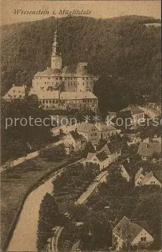 Weesenstein Schloss im Mueglitztal