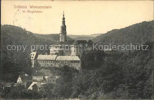 Weesenstein Schloss im Mueglitztal