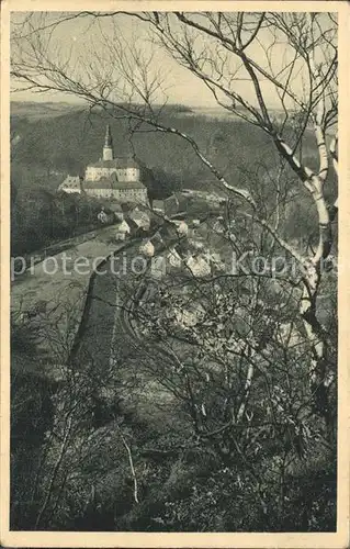 Weesenstein Schloss und Dorf im Mueglitztal