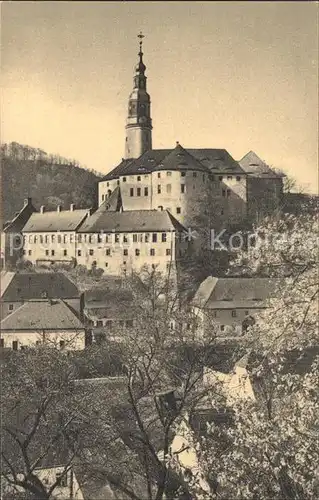 Weesenstein Schloss im Fruehling