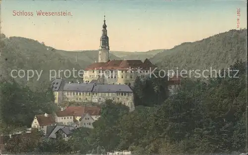 Weesenstein Schloss im Mueglitztal