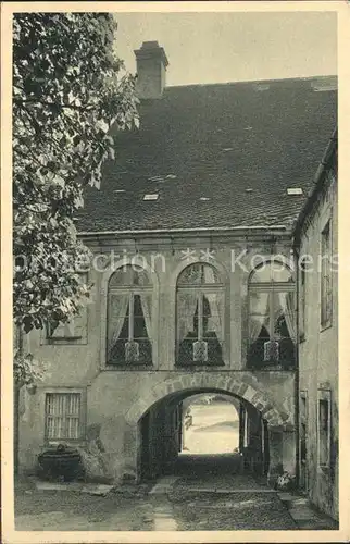 Weesenstein Innseres des Schlosshofes