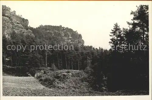 Rauenstein Saechsische Schweiz  Kat. Struppen