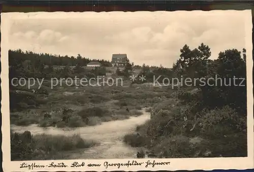 Georgenfeld Hochmoor mit Lugstein Baude Kat. Zinnwald Georgenfeld