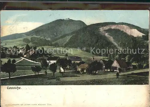 Lausche Jonsdorf Teilansicht Kat. Kurort Jonsdorf