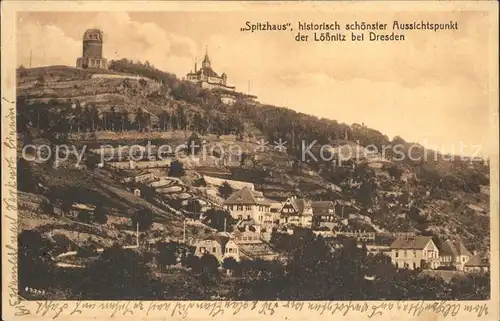 Loessnitz Dresden Spitzhaus Kat. Dresden Elbe