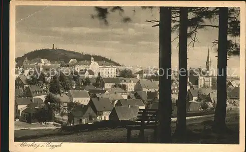 Altenberg Erzgebirge Stadtansicht Kat. Geising