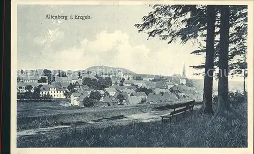 Altenberg Erzgebirge Stadtansicht Kat. Geising