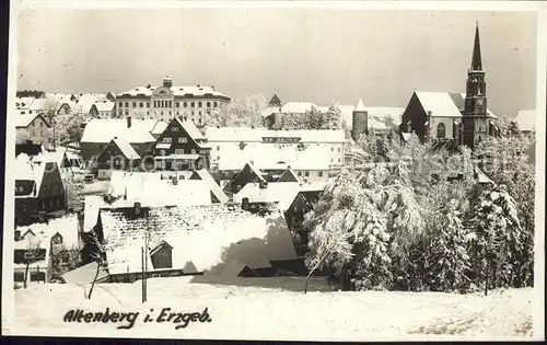 Altenberg Erzgebirge Winter Kat. Geising