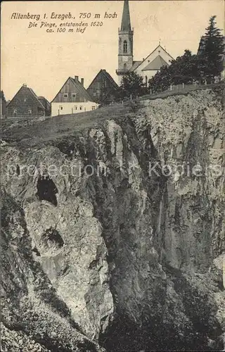 Altenberg Erzgebirge Pinge Kat. Geising