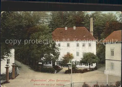 Augustusbad Liegau Altes Herrenhaus