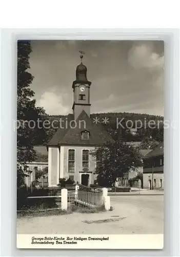 Schmiedeberg  Dippoldiswalde George Baehr Kirche Heilige Dreieinigkeit 