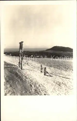 Altenberg Erzgebirge Panorama mit Geisingberg Kat. Geising