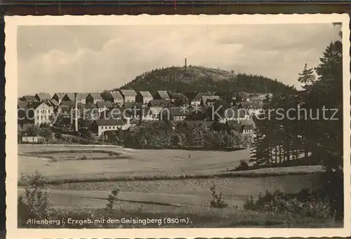 Altenberg Erzgebirge mit dem Geisingberg Kat. Geising