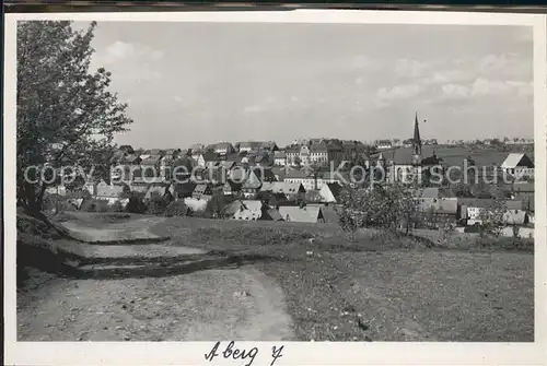 Altenberg Erzgebirge Ortsansicht mit Kirche Kat. Geising