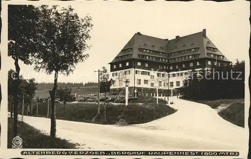 Altenberg Erzgebirge Berghof Raupennest Kat. Geising