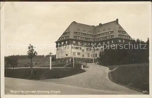 Altenberg Erzgebirge Berghof Raupennest Kat. Geising