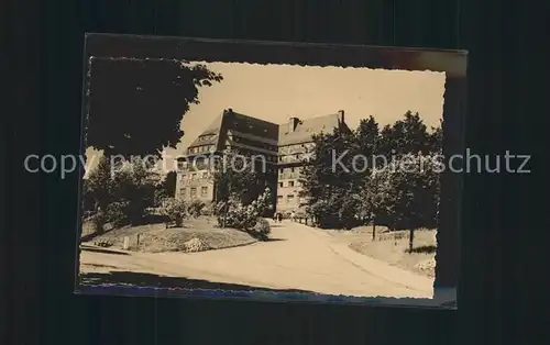 Altenberg Erzgebirge Sanatorium Raupennest Handabzug Kat. Geising