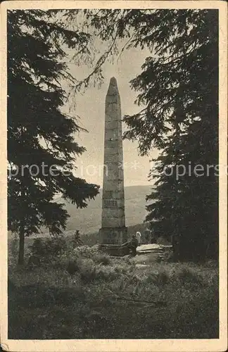 Dreisessel Stifter Denkmal am Bloeckensteinsee Kat. Freyung