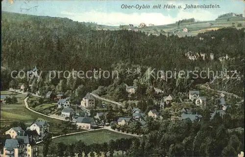 Ober Oybin mit Hain und Johannisstein