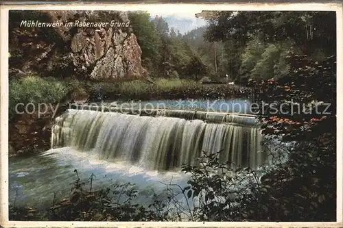 Rabenauer Grund Muehlenwehr