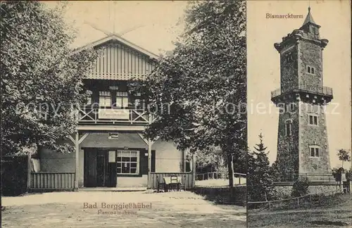 Bad Berggiesshuebel Panoramahoehe Restaurant Bismarckturm