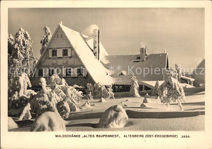 AK / Ansichtskarte Altenberg Erzgebirge Waldschaenke Altes ...