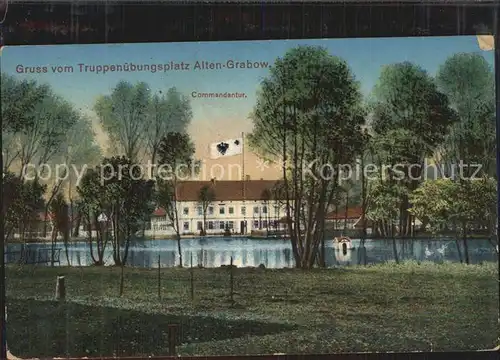 Alten Grabow Truppenuebungsplatz Commandatur Kat. Heiligengrabe