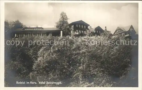 Bodetal Harz Hotel Rosstrappe Kat. Treseburg