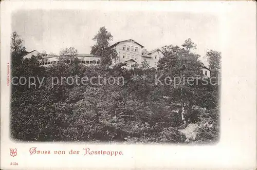 Bodetal Harz Rosstrappe Kat. Treseburg