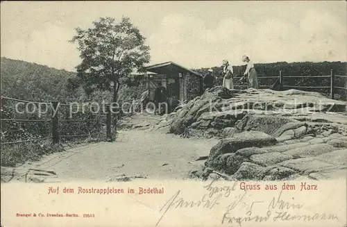 Bodetal Harz Rosstrappfelsen Kat. Treseburg