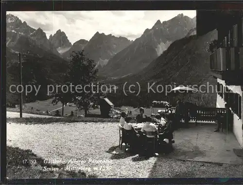 Sexten Sesto Suedtirol Gasthof Albergo Panorama Kat. Bozen