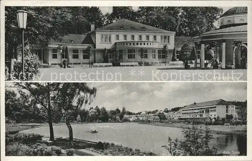 hf00775 Teutoburgerwald Meinberg See Wandelhalle Kategorie. Detmold Alte Ansichtskarten