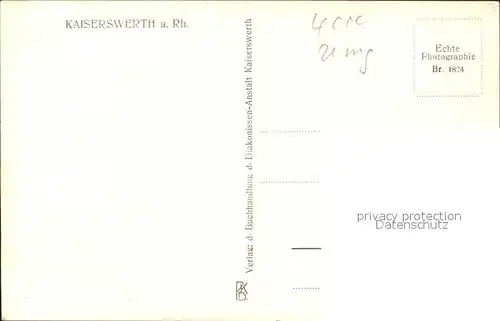 Kaiserwerth Luftbild  Kat. Duesseldorf